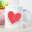 이니셜머그컵 러브 하트